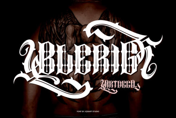 Blerig Font - Preview 1