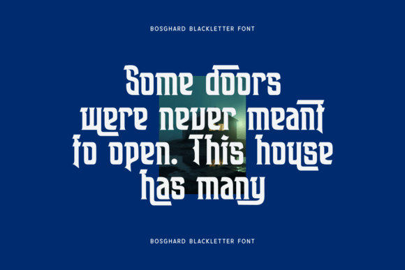 Bosghard Font - Preview 1