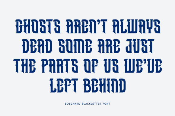 Bosghard Font - Preview 2