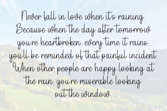 Butterfly Font - Preview 5