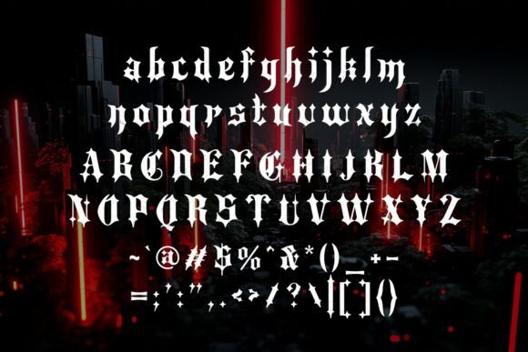 Crimson Sigil Font - Preview 6
