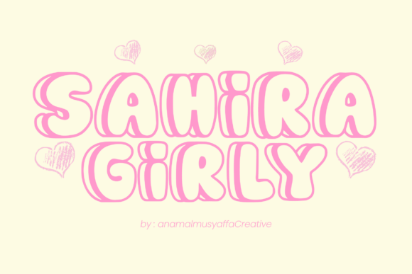 Cute Girly Font - Preview 2