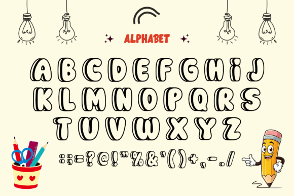 Cute Girly Font - Preview 3