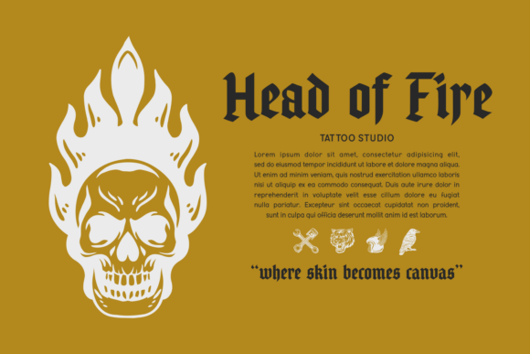 Death Rider Font PNG with transparent background - Preview 2