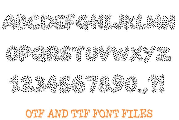 Dotty Spotty Font - Preview 1