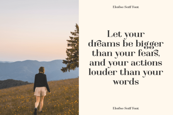 Elerose Font - Preview 2