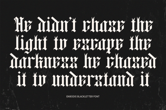 Enbodis Font - Preview 2