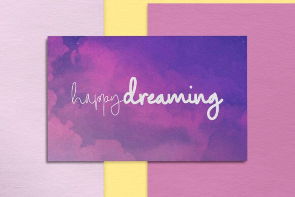 Happy Dreaming Font - Preview 1