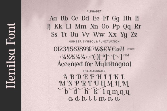 Henilsa Font - Preview 3
