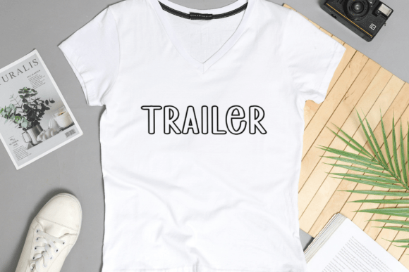 Homemade Modern Font PNG with transparent background - Preview 3
