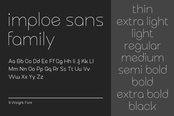 Imploe Font - Preview 3