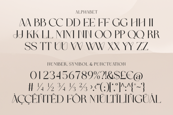 Ivory Bloom Font PNG with transparent background - Preview 4