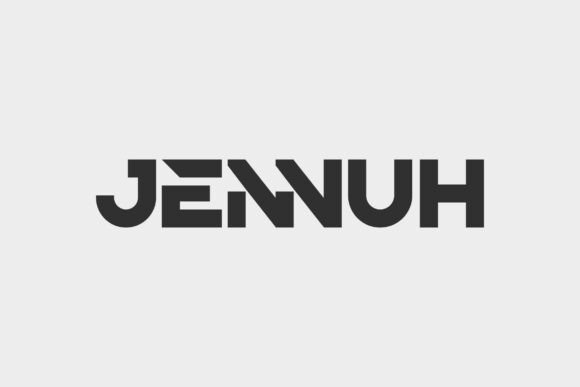 Jennuh Sans Serif Font By Artiveko