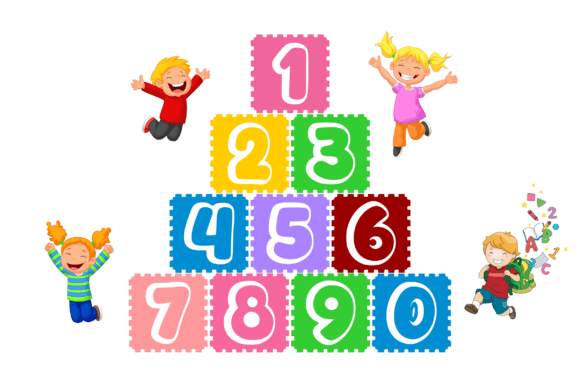Kids Puzzle Font PNG with transparent background - Preview 2
