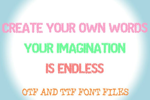 Knitted Wool Font PNG with transparent background - Preview 2