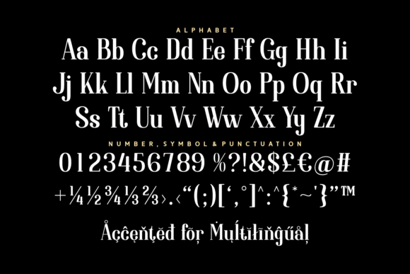Lines Dream Font PNG with transparent background - Preview 4