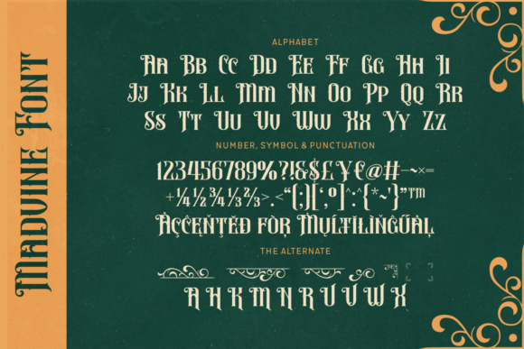 Madvine Font PNG with transparent background - Preview 4