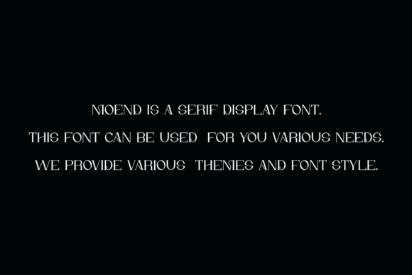 Moend Font PNG with transparent background - Preview 3