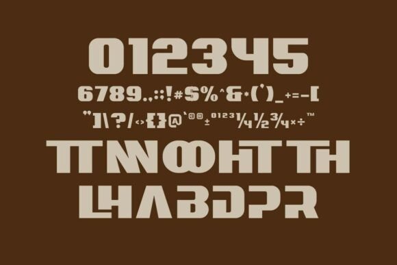 Mondoly Font PNG with transparent background - Preview 2