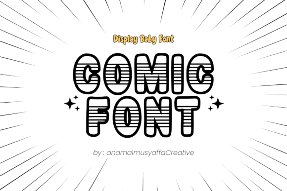 Outline Style Font PNG with transparent background - Preview 1