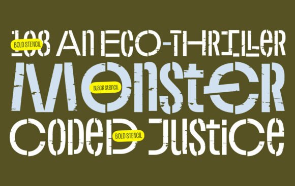 Plex Oxide Font PNG with transparent background - Preview 2