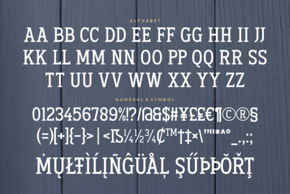 Province Font font preview - 3