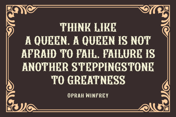 Queen Tattoo Font PNG with transparent background - Preview 3