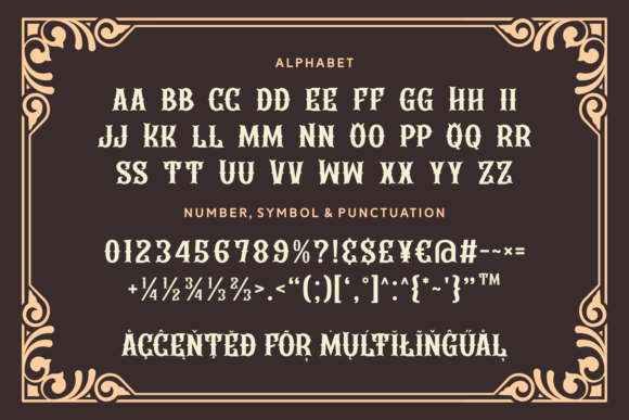 Queen Tattoo Font PNG with transparent background - Preview 4