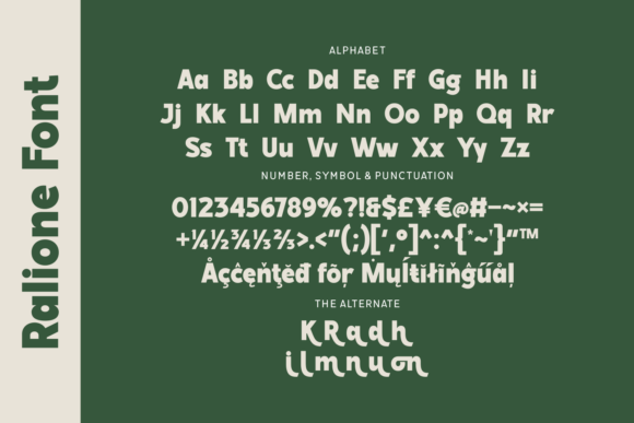 Ralione Font PNG with transparent background - Preview 3
