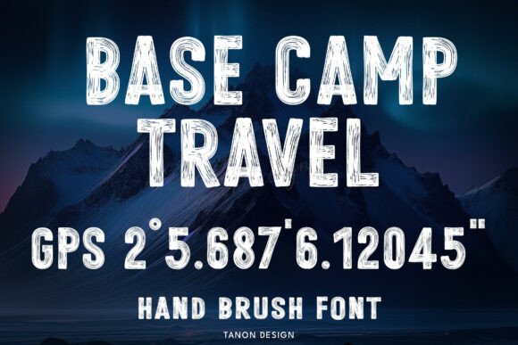 Raw Hand Paint Bold Font PNG with transparent background - Preview 1