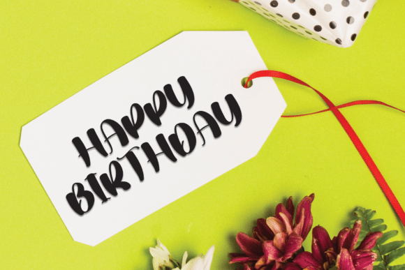 Romantic Outdoor Font PNG with transparent background - Preview 4