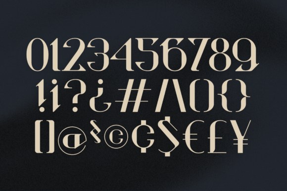 Sanctuary Ornate Font PNG with transparent background - Preview 4