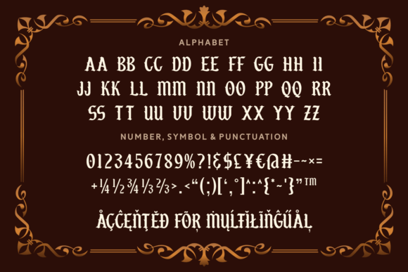 Scary Dragon Font PNG with transparent background - Preview 4