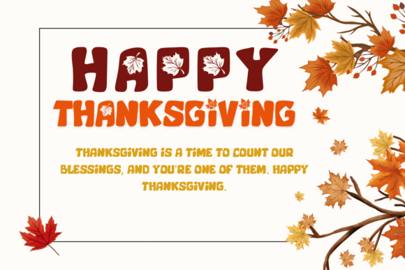 Season Maple Font PNG with transparent background - Preview 1
