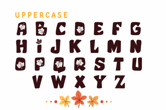 Season Maple Font PNG with transparent background - Preview 2