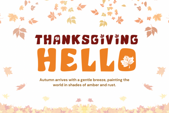 Season Maple Font PNG with transparent background - Preview 5
