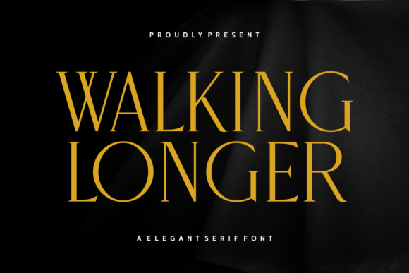 Walking Longer Serif Font By Creative Fabrica Fonts