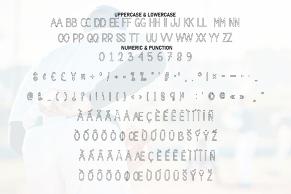 Baseball Font - Preview 6
