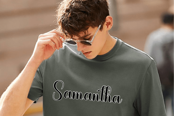 Beach Dandelion Font PNG with transparent background - Preview 3