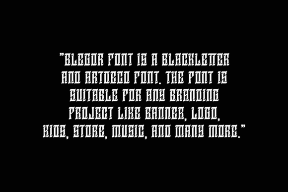 Black Gevopar Font - Preview 4