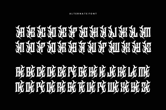 Black Gevopar Font - Preview 6