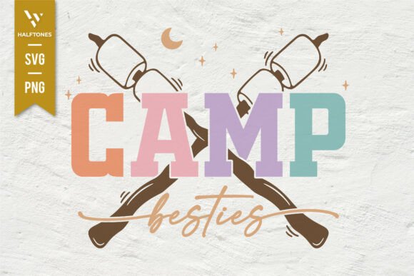 Camp Besties Camping Lover Happy Camper