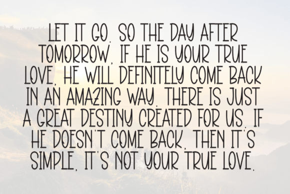 Creative Forever Font PNG with transparent background - Preview 5