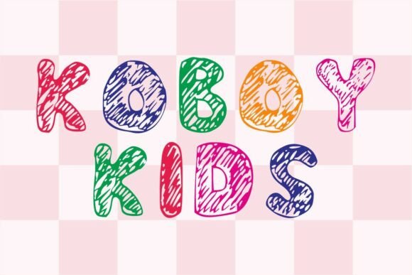 Cutekids Regular Font PNG with transparent background - Preview 1
