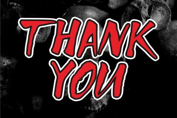 Death Metal Font PNG with transparent background - Preview 2