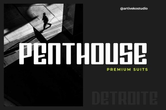 Detroite Font - Preview 3