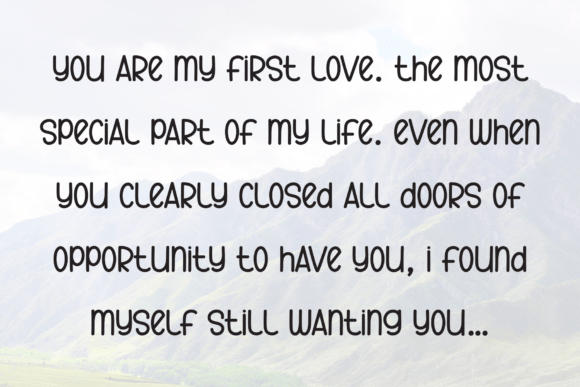 Flower Camping Font - Preview 5