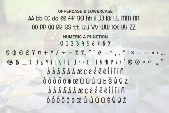 Flower Camping Font - Preview 6