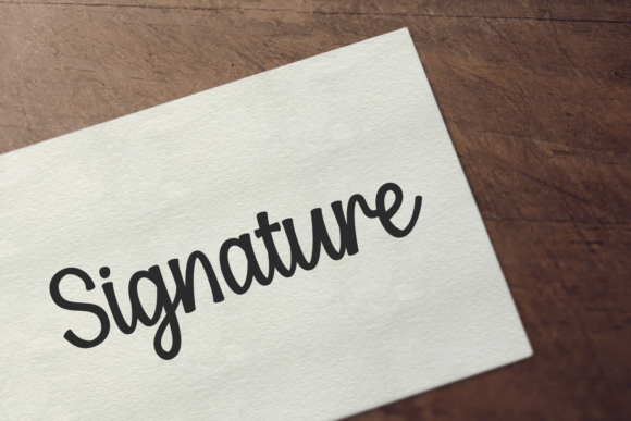 Heartscript Font - Preview 3