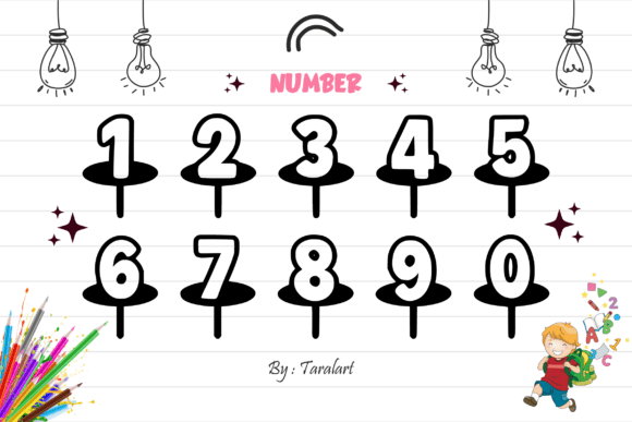 Hello Outline Font Font PNG with transparent background - Preview 4